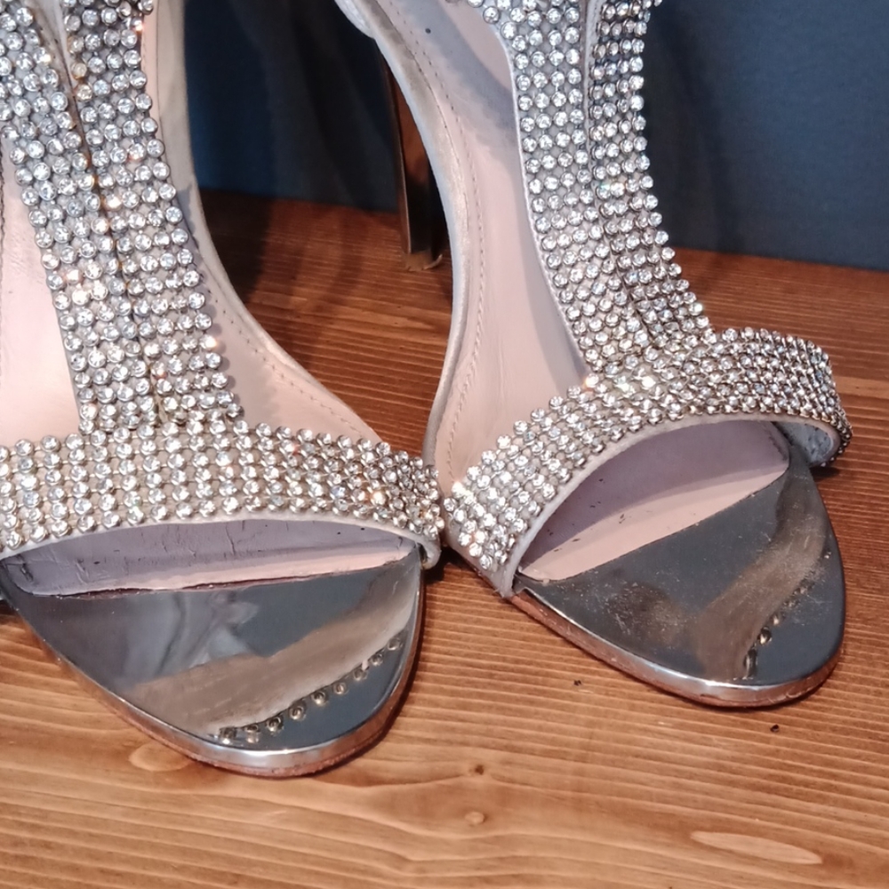 GLINT silver heels - Picture 3 of 8
